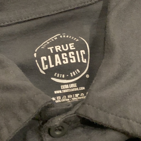 True Classic premium polo bundle size XL , black, navy blue, dark grey - Picture 5 of 5